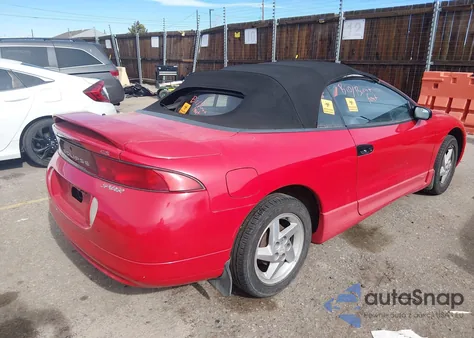 1996 Mitsubishi Eclipse Spyder Gs from USA, damaged, VIN 4A3AX35G7TE420950
